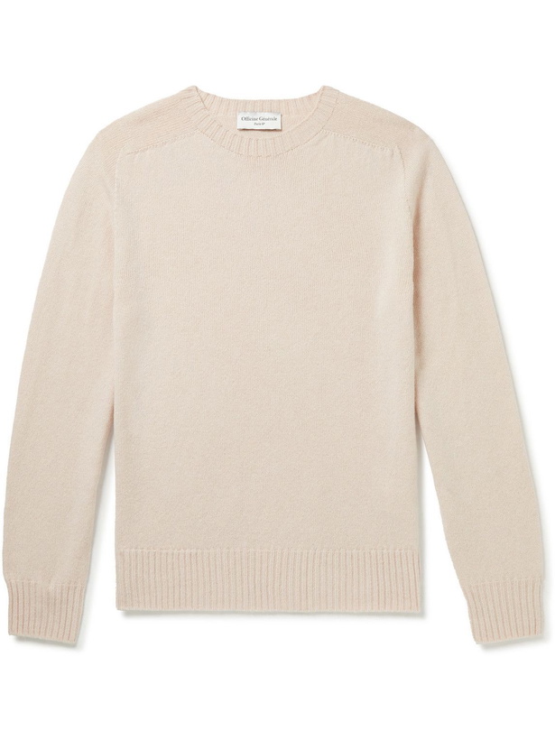 Photo: Officine Générale - Wool and Cashmere-Blend Sweater - Pink