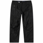 Eastlogue Men's Wide Fit Field Pant in Black Sateen