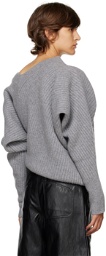 LVIR Gray Unbalance Sweater