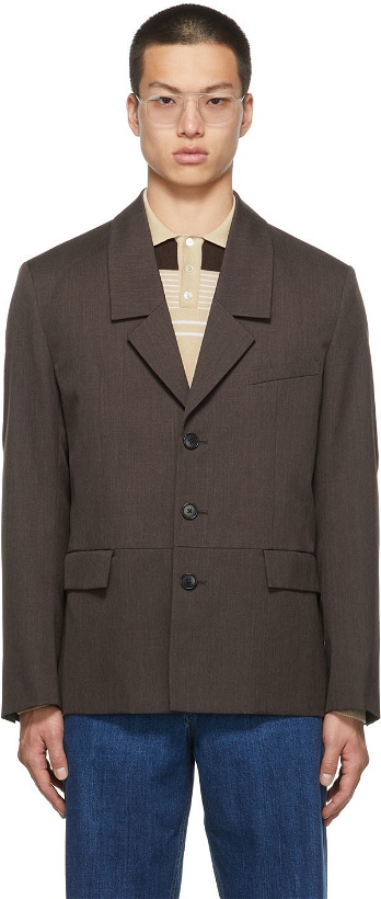Photo: Commission SSENSE Exclusive Wool Dropped Collar Blazer