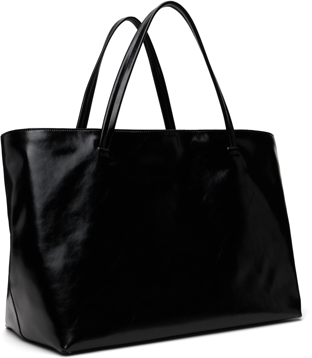 Nothing Written Black Large Leather Tote