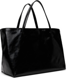 Nothing Written Black Large Leather Tote