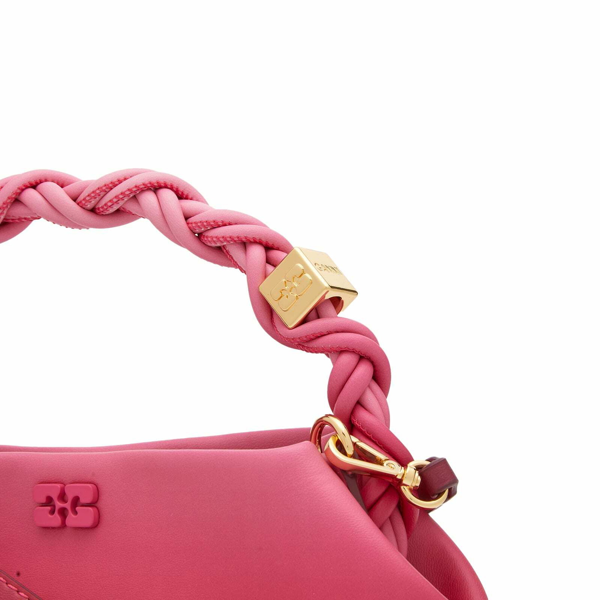 GANNI Women's Bou Bag Mini Gradient in Hot Pink GANNI