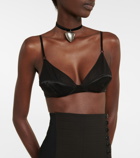 Saint Laurent - Satin silk bralette