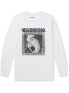 NEIGHBORHOOD - Printed Cotton-Jersey T-Shirt - White - S