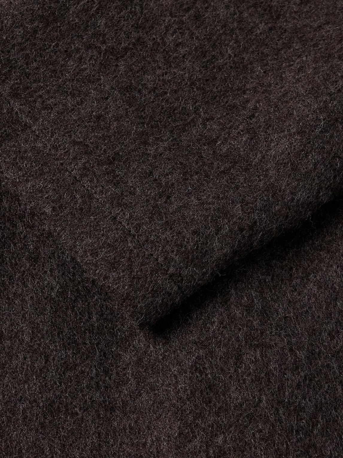 Small Talk - Brushed-Wool Jacket - Brown