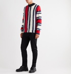 Moncler Genius - 2 Moncler 1952 Striped Mohair-Blend Mock-Neck Sweater - Multi