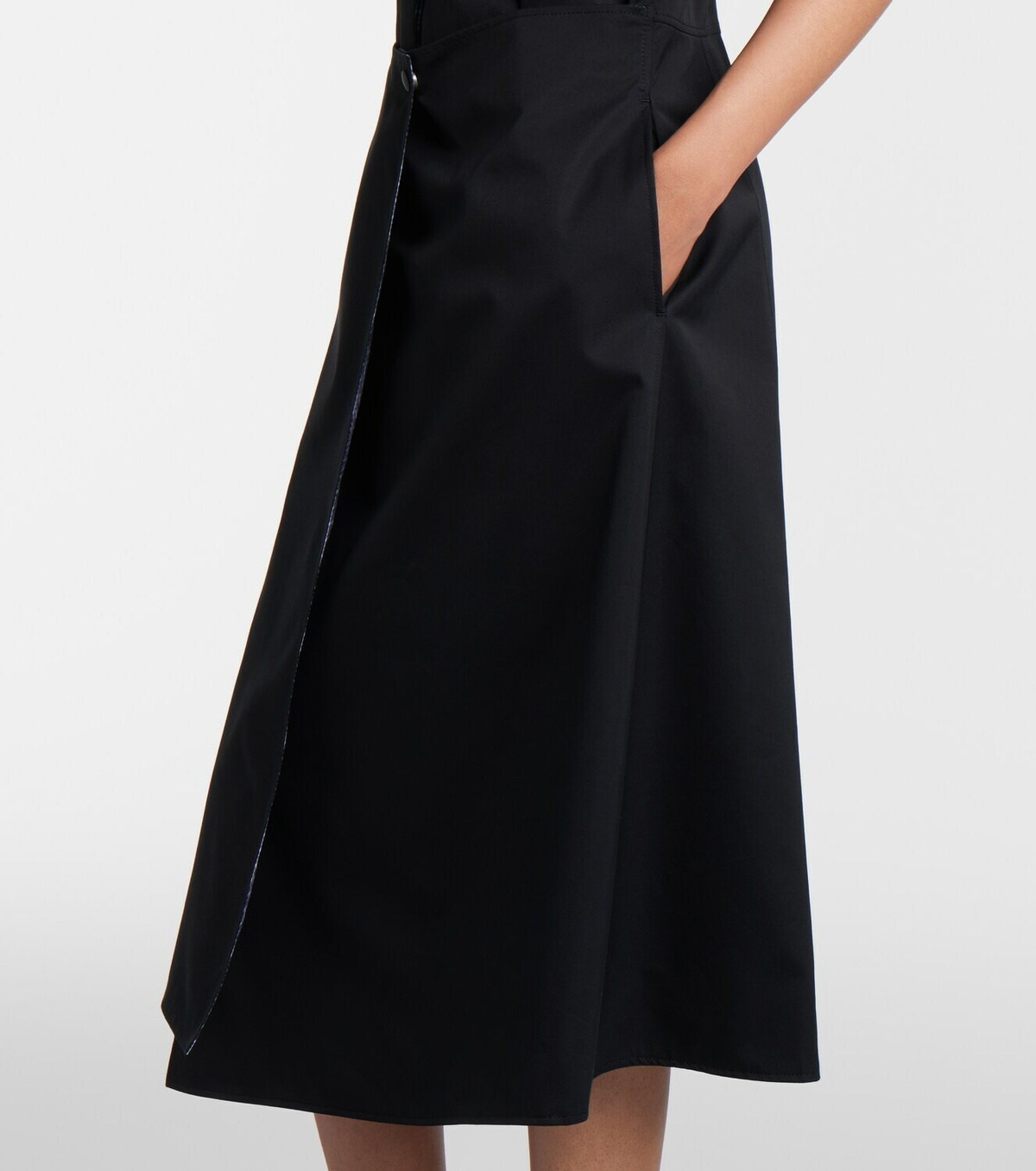 Loewe Deconstructed gabardine shirt dress