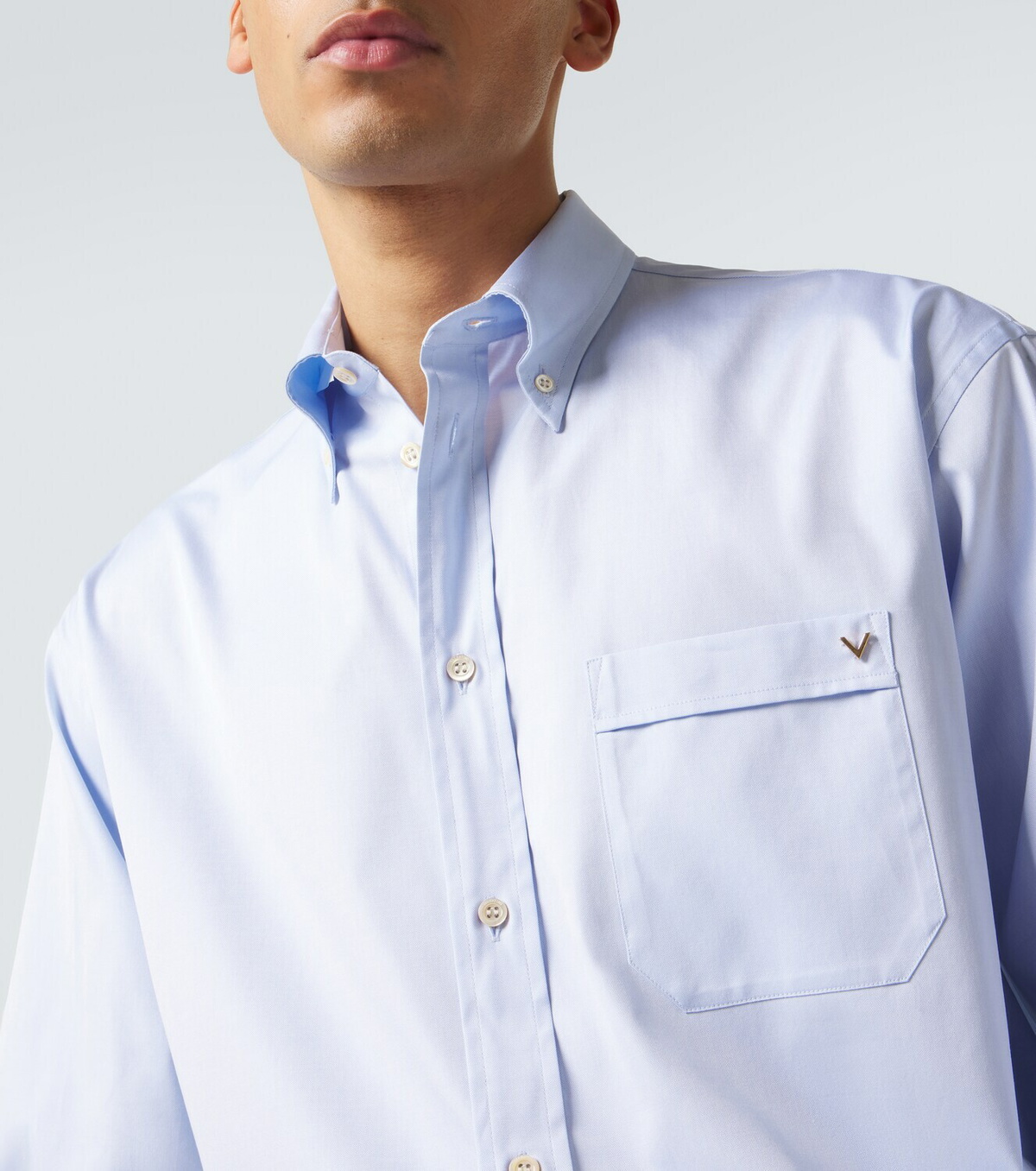 Valentino VGold cotton Oxford shirt