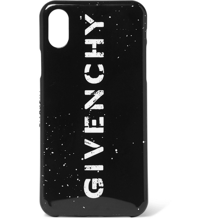 Photo: Givenchy - Logo-Print Rubber iPhone X Case - Men - Black