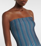 Simkhai Soleil striped midi dress