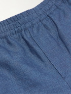 Loro Piana - Straight-Leg Linen Trousers - Blue
