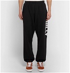 BILLY - Tapered Logo-Print Loopback Cotton-Jersey Sweatpants - Men - Black