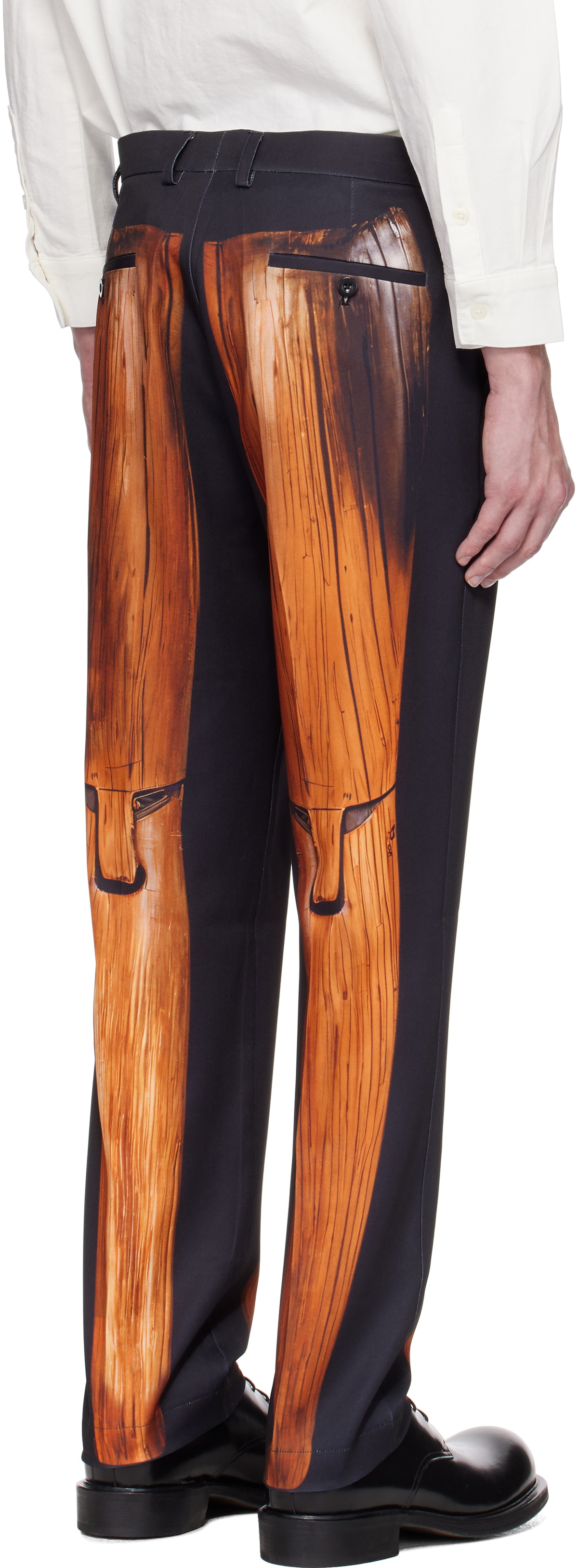 KidSuper Black Mannequin Figure Suit Trousers