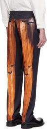 KidSuper Black Mannequin Figure Suit Trousers