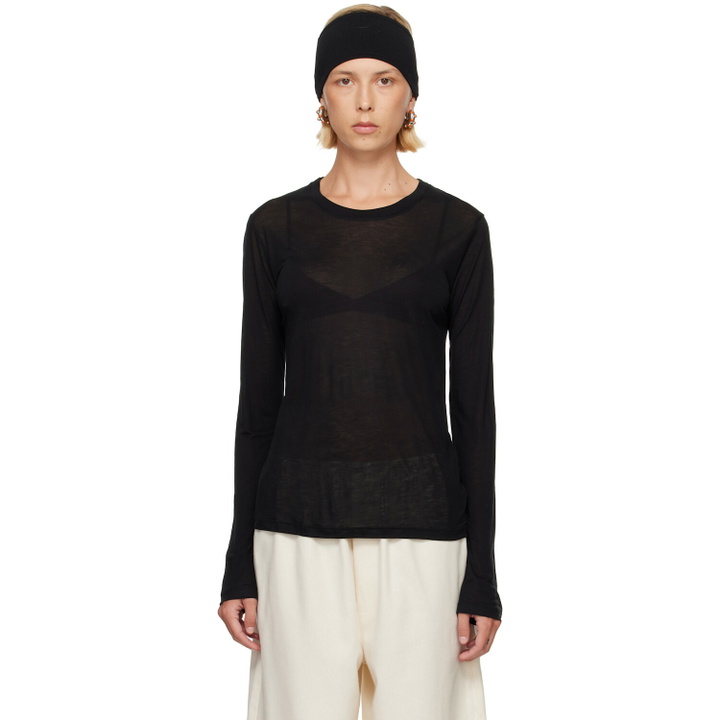 Photo: Baserange Black Long Sleeve T-shirt