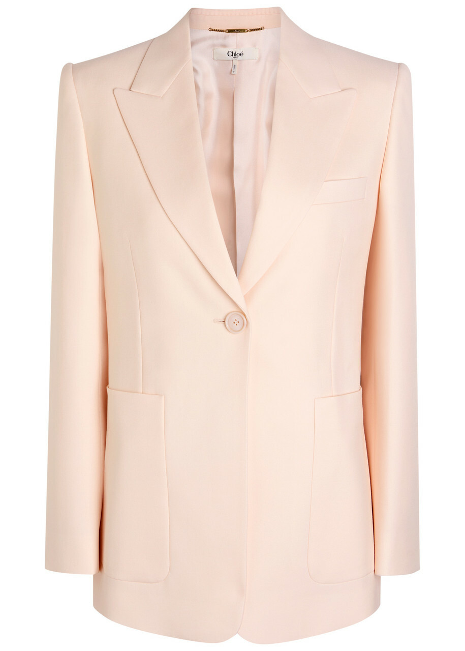【関税&送料込】Chloe Embroidered Wool Blazer Chloé Horse Embroidered Blazer in Black | Lyst