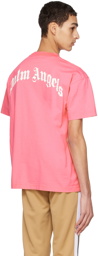 Palm Angels Pink Shark T-Shirt