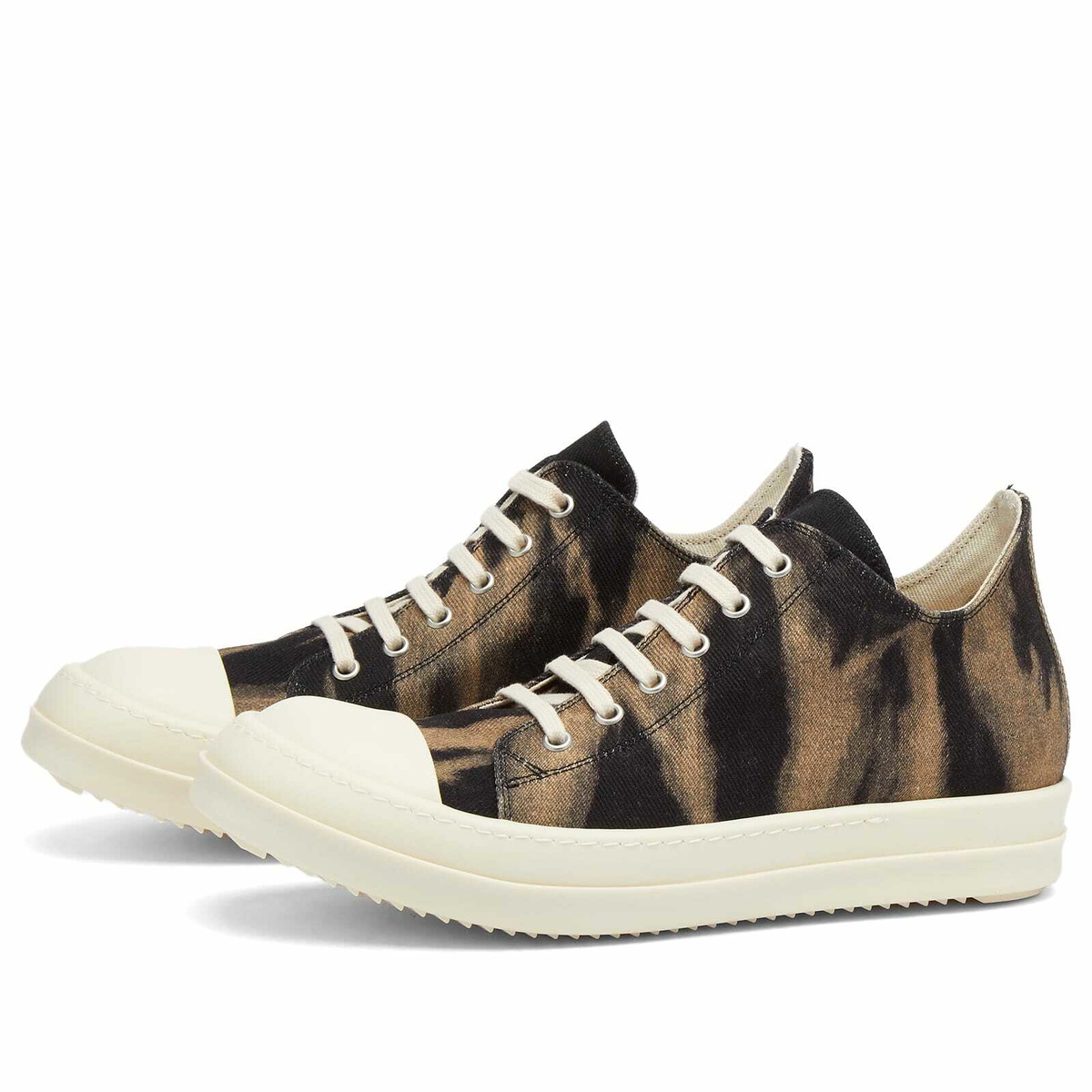Rick Owens DRKSHDW Women's Low Sneakers in Black Terra Milk