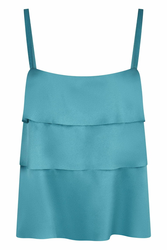 Photo: Alberta Ferretti Satin Tank Top