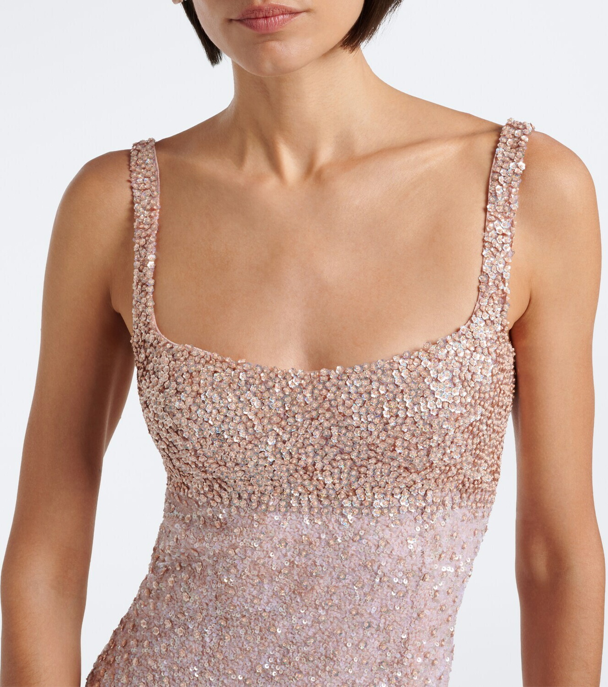 Là Fuori Maris sequined minidress