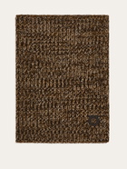 Ferragamo Mens Cowl scarf in Brown