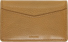LEMAIRE Yellow Gear Pocket Organizer Card Holder