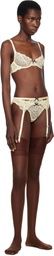 Fleur du Mal Off-White Bianca Lace Bra
