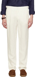 Orlebar Brown White Griffon Trousers