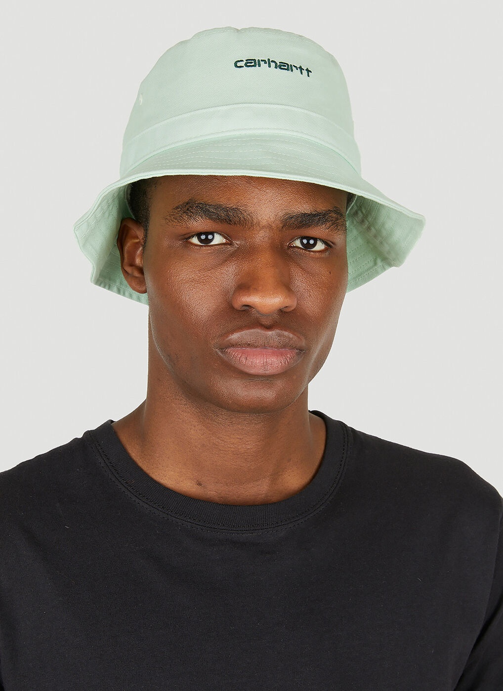 Script Logo Bucket Hat in Light Green Carhartt WIP