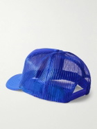 Local Authority LA - LA Bones Logo-Embroidered Cotton-Blend Canvas and Mesh Trucker Cap