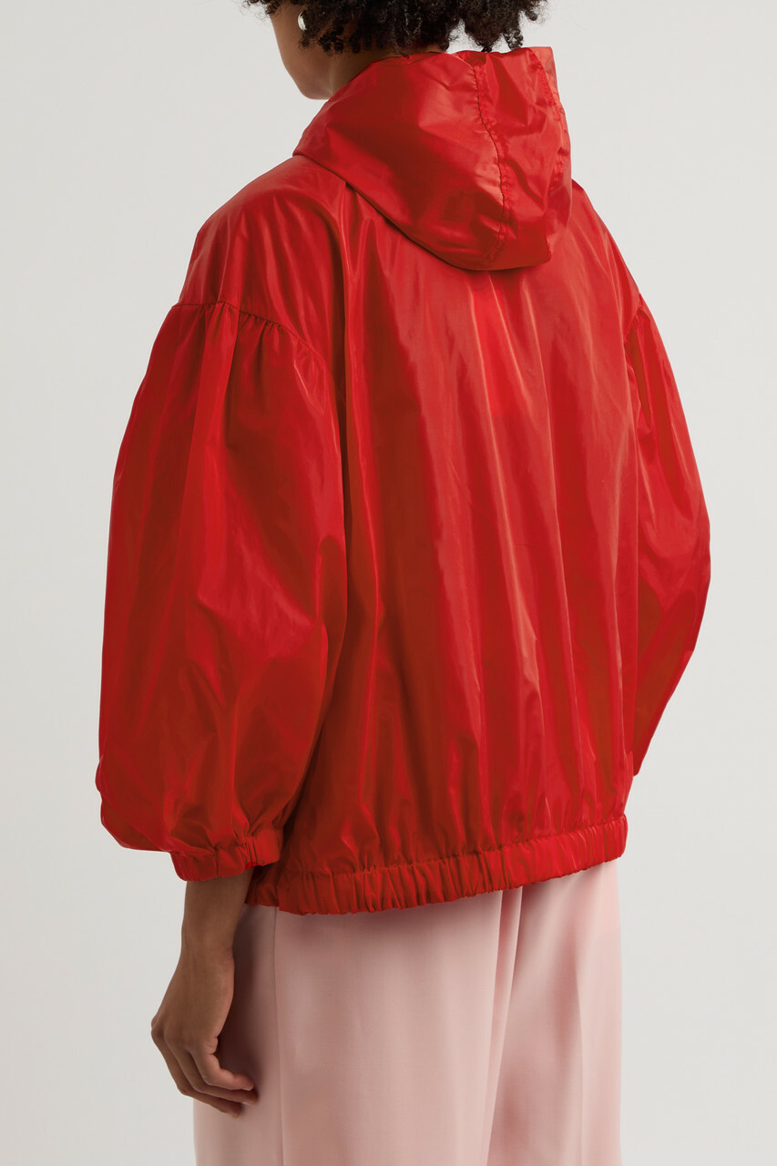 Simone Rocha Hooded Nylon Jacket Red Simone Rocha