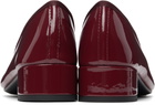 Repetto Burgundy Camille Rubber-Sole Heels