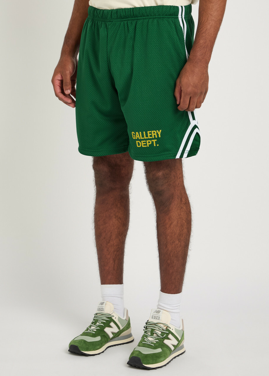 Gallery Dept. Striped Mesh Shorts Green