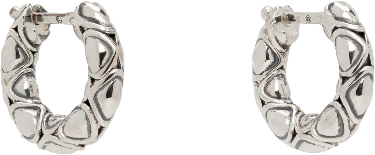 Bottega Veneta Engraved Earrings