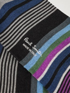 Paul Smith - Toby Striped Cotton-Blend Socks