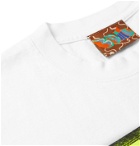 COME TEES - Logo-Print Cotton-Jersey T-Shirt - White