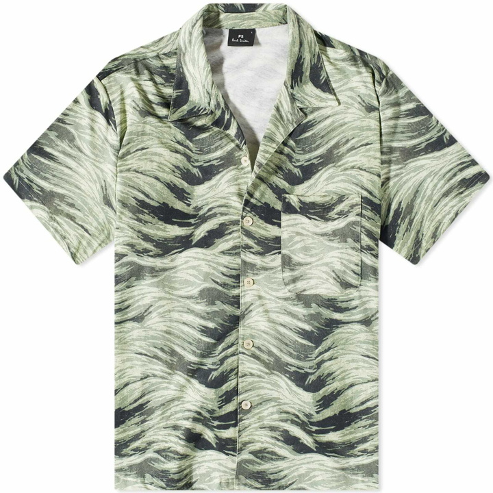 Photo: Paul Smith Men's Storm Vacation Shirt in Green
