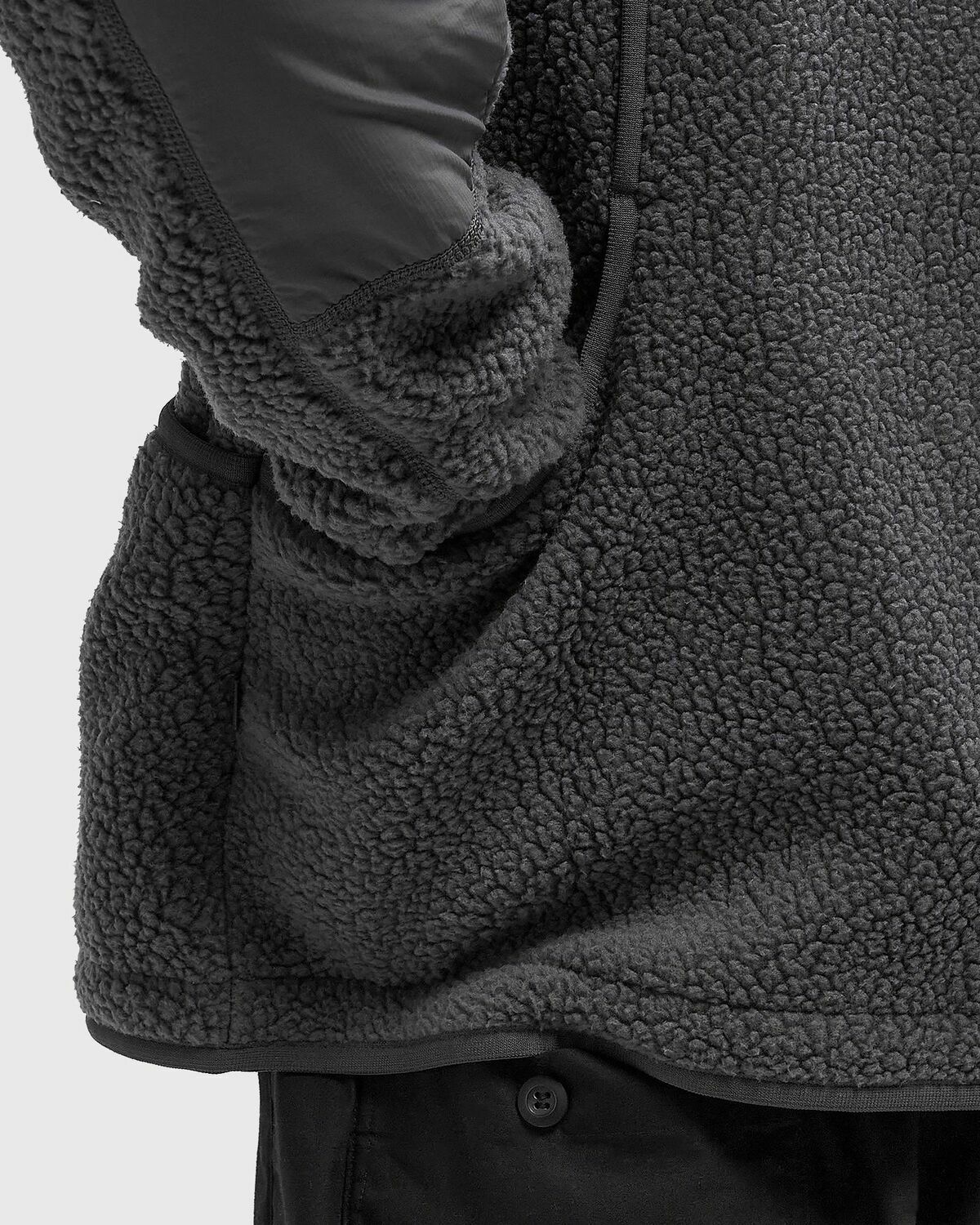 Pas Normal Studios Off-Race Pile Fleece Jacket Grey Men