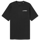 Adidas Men's Terrex Mountain 2.0 T-Shirt in Black