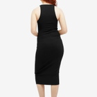 Joah Brown Women's Plunge Tie Midi Dress in Black