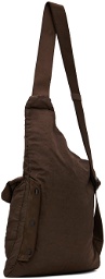 C.P. Company Brown Nylon B Single Strap Bag