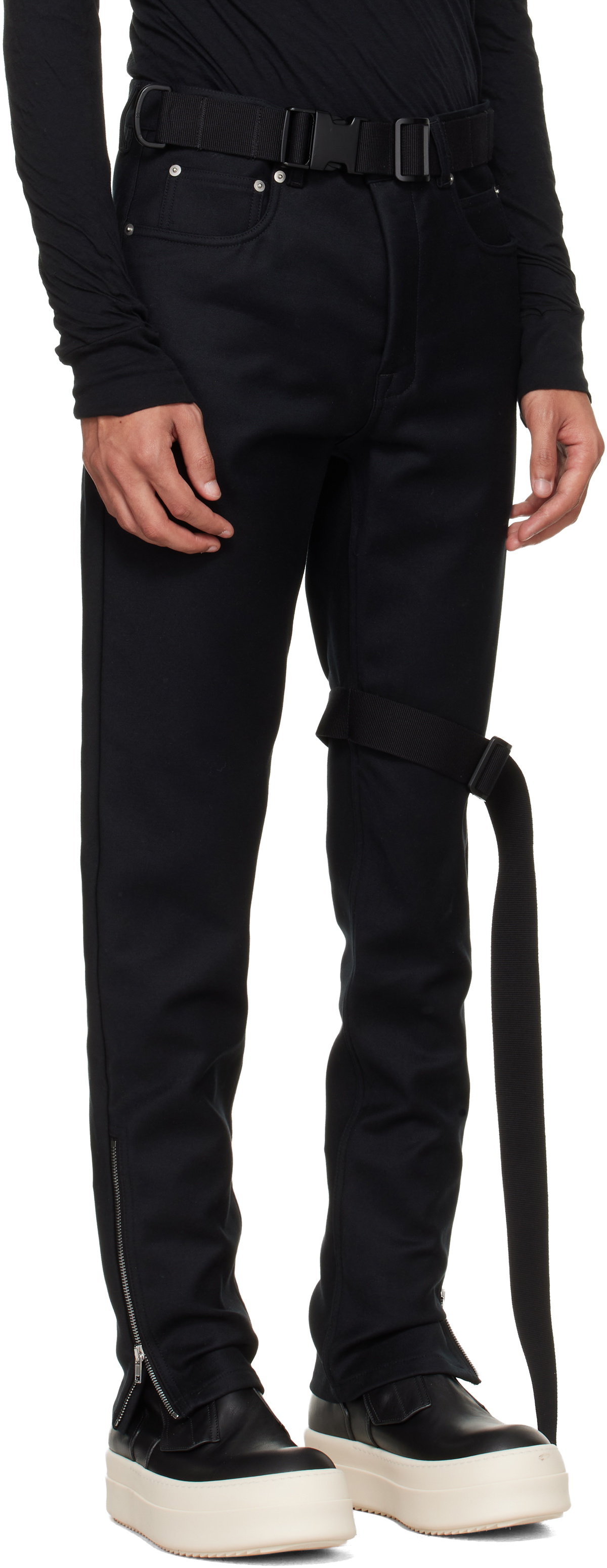 Rick Owens Black Temple Blixa Jeans