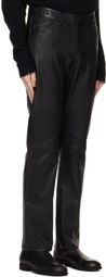 FREI-MUT Black Alien Leather Pants