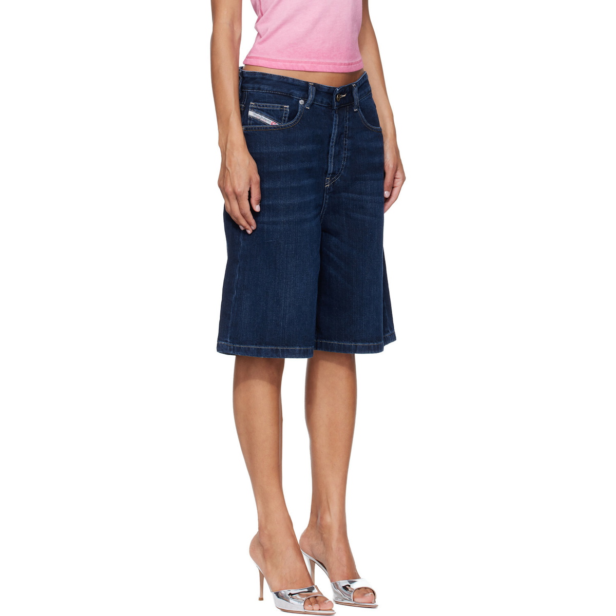 Diesel Navy De-Sire-Short Denim Shorts