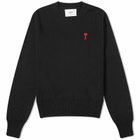 AMI Paris Women's AMI Small ACD Knit Sweater in Black