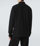 Rick Owens Work cotton and wool flannel shirt
