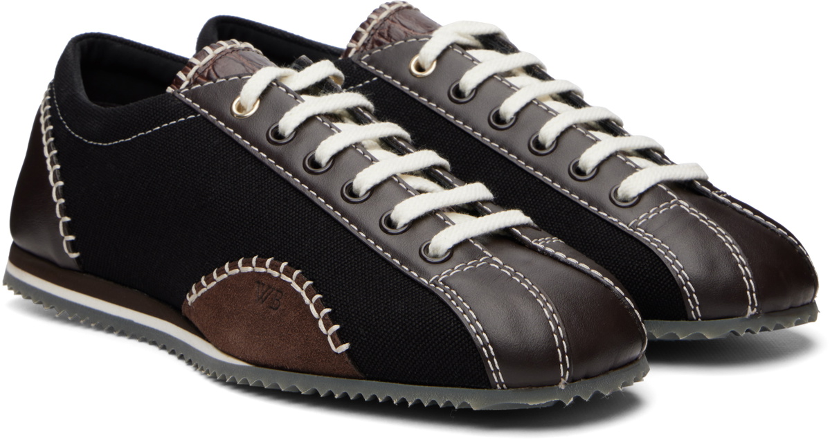 Wales Bonner Black & Brown Paris Sneakers