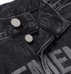 Vetements - Logo-Detailed Denim Jeans - Black