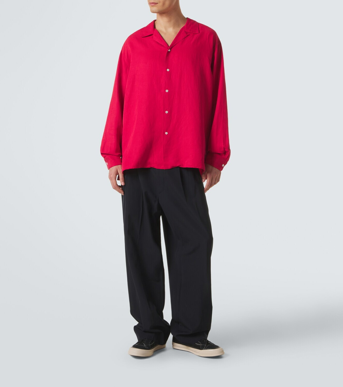 A.Presse Vintage silk and linen shirt A.PRESSE